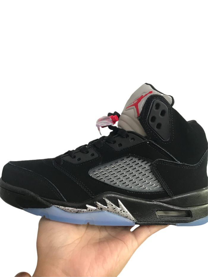 @j5 Black Silver Cicada High Top Basketball Shoes