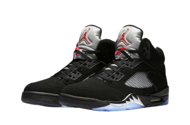 @j5 Black Silver Cicada High Top Basketball Shoes