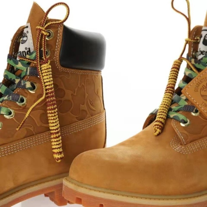 Camouflage Pattern High Top Work Boots