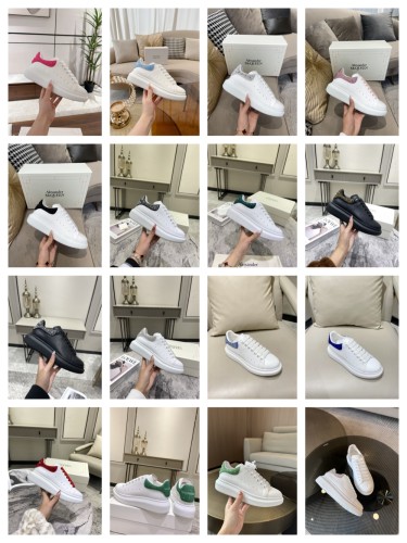 1:1 quality version Shoe Tail Rhinestone Monogram Sneakers 16 colors