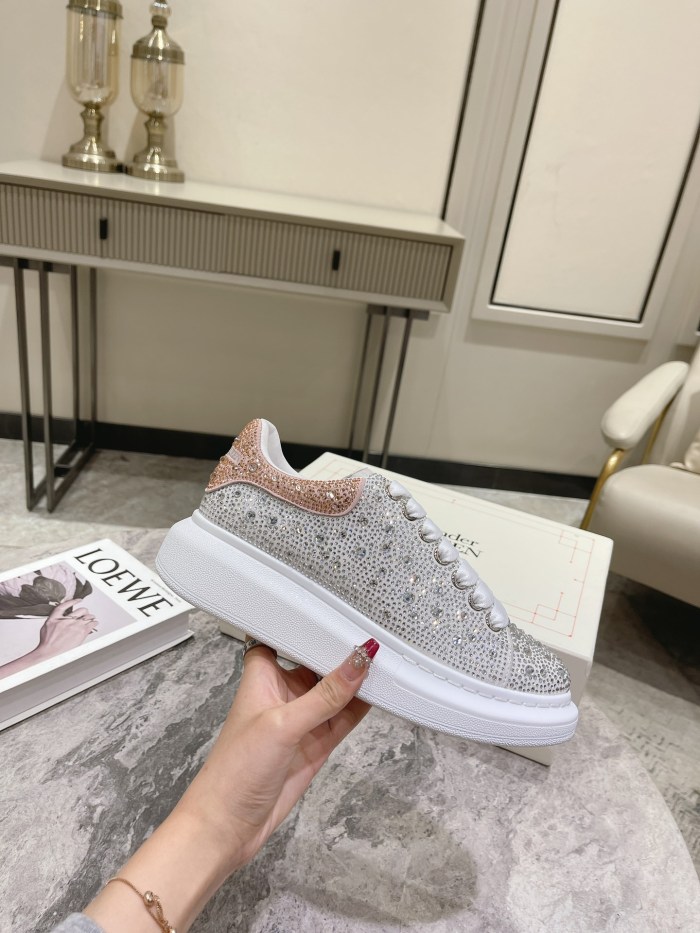 1:1 quality version All over diamonds Colorblocked sneakers for girls 11 colors