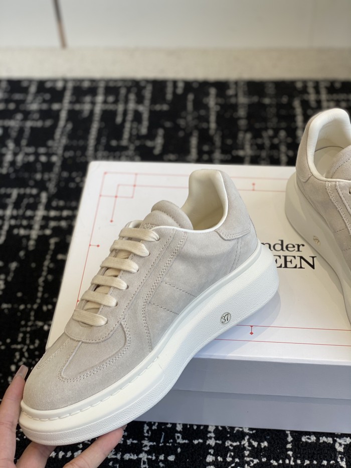 1:1 quality version Classic Solid Color Suede/Cowhide Sneakers 9 colors