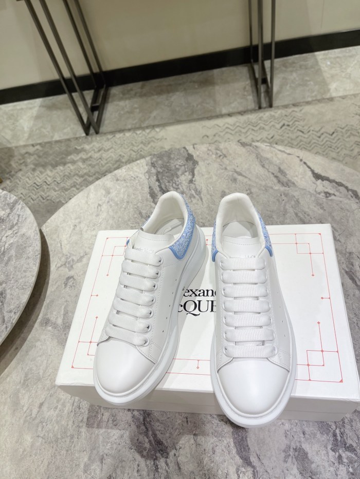 1:1 quality version Shoes Tail Sequins Heightened White Shoes 4 colors