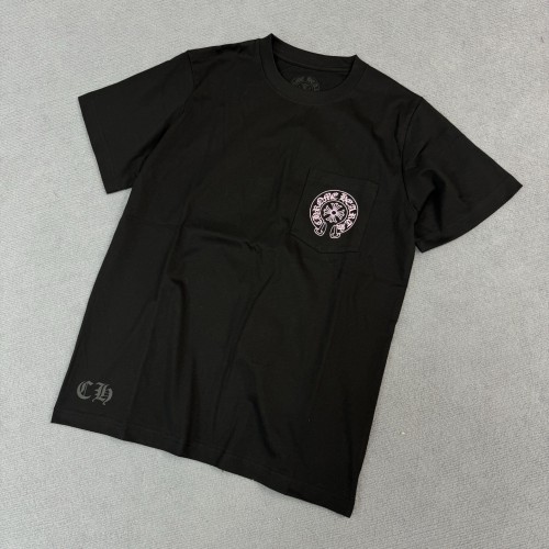 1:1 quality version Pink Horseshoe Letter Print Tee