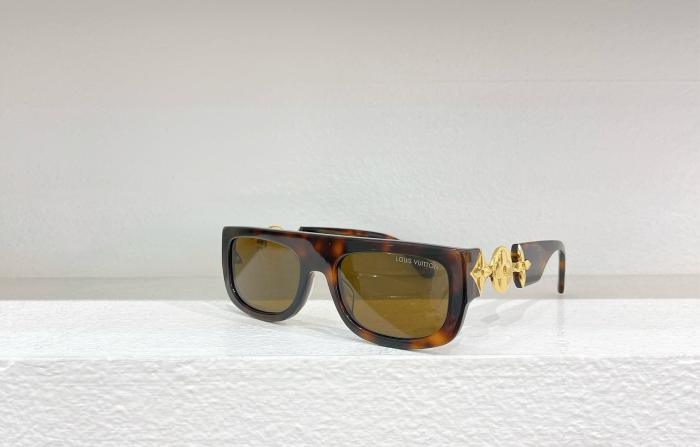 1:1 quality version Metal Flower Logo Leg Glasses 7 colors