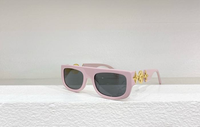 1:1 quality version Metal Flower Logo Leg Glasses 7 colors