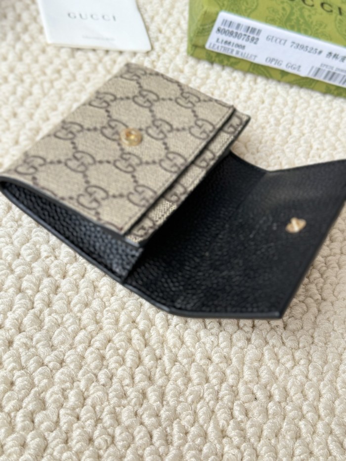 Two Color Mini Folding Coin Purse Card Case