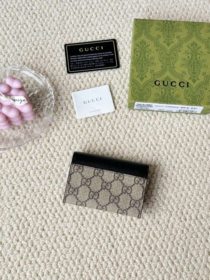 Two Color Mini Folding Coin Purse Card Case