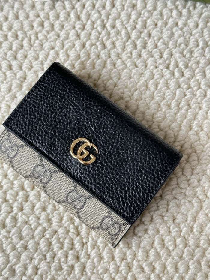 Two Color Mini Folding Coin Purse Card Case