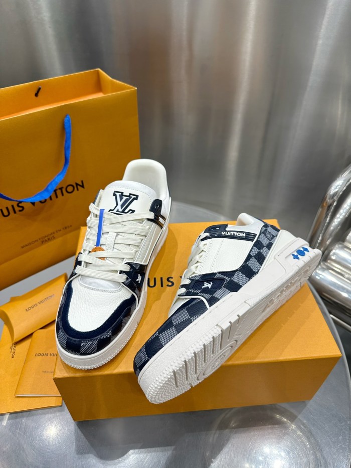 1:1 quality version 27859063 Leather Low Top Shoes 2 colors