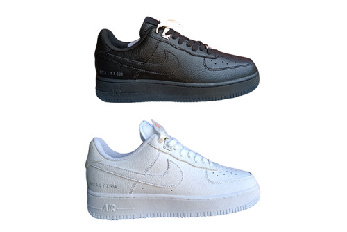 N  Air Force 1 27873100 ALYX Co-Branded Leather Low Top Sneakers 2 colors