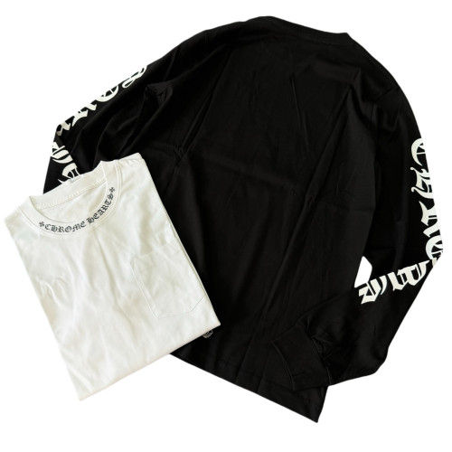 1:1 quality version 27878652 Neckline Printed Floral Arm Long Sleeve T-Shirt 2 colors