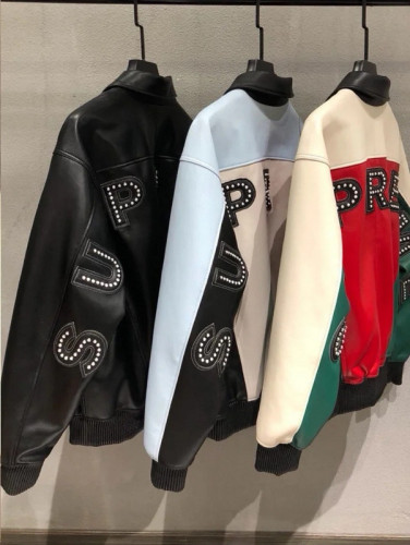 27883434 Studded Leather Jacket 3 colors