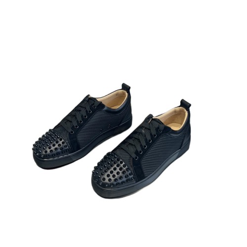1:1 quality version 27890960 Front Toe Studded Stripe Model Low Top Shoes