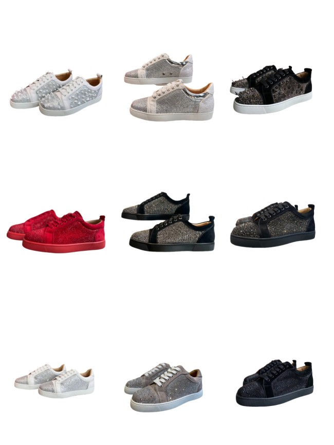 1:1 quality version 27890861 full diamond low-top shoes 9 colors