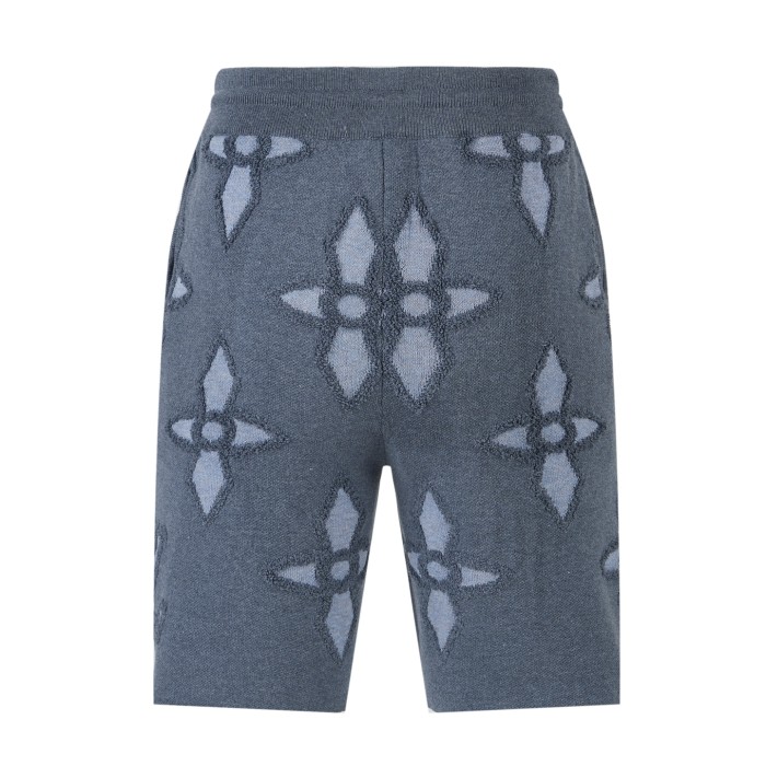 1:1 quality version 27922073 Convex appliqué knit shorts
