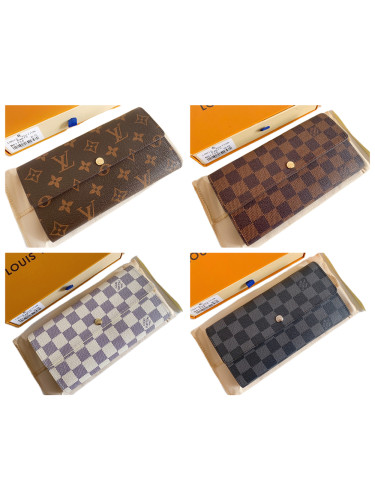 27958616 Flap Old Flower Long Wallet Handbag 4 colors