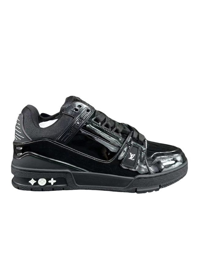 1:1 quality version 27963008 Black Glossy Lace-Up Shoes