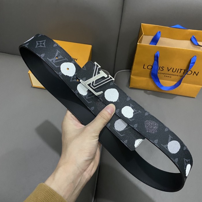  1:1 quality version 27963030 Hand Painted Polka Dot Belt 3 colors