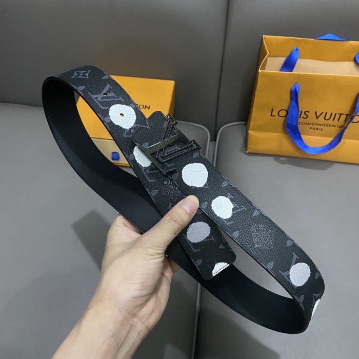  1:1 quality version 27963030 Hand Painted Polka Dot Belt 3 colors