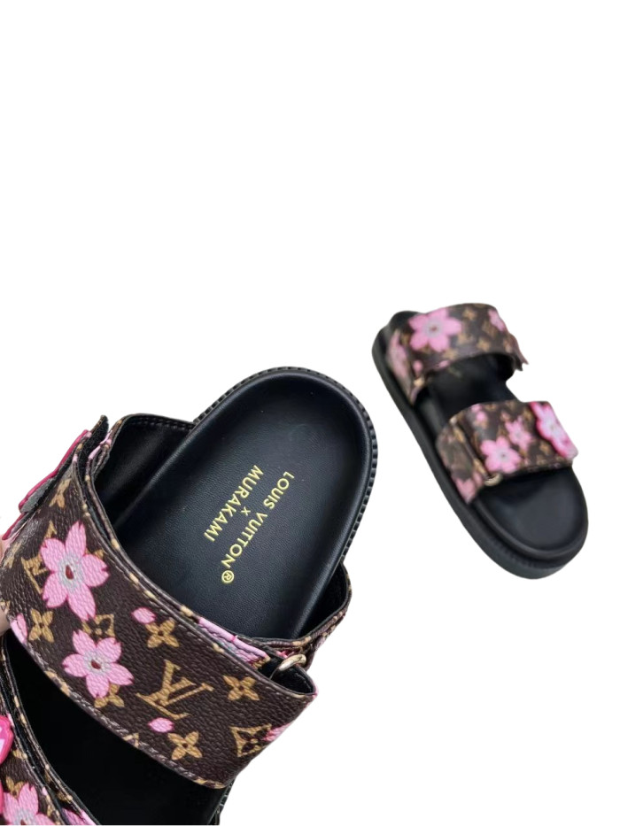 1:1 quality version 27968591 co-branded cherry blossom sandals