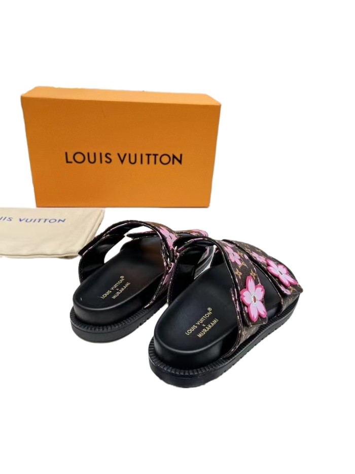 1:1 quality version 27968591 co-branded cherry blossom sandals