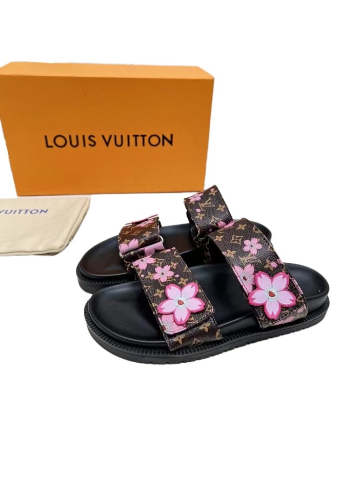 1:1 quality version 27968591 co-branded cherry blossom sandals