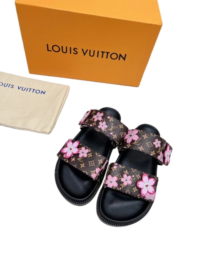 1:1 quality version 27968591 co-branded cherry blossom sandals