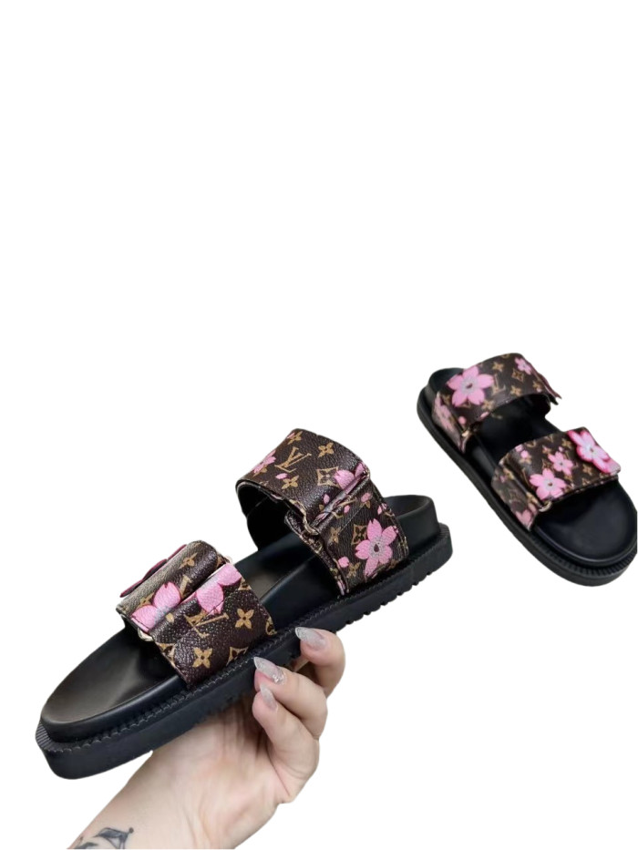 1:1 quality version 27968591 co-branded cherry blossom sandals