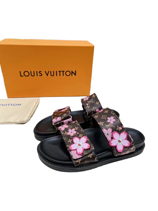 1:1 quality version 27968591 co-branded cherry blossom sandals