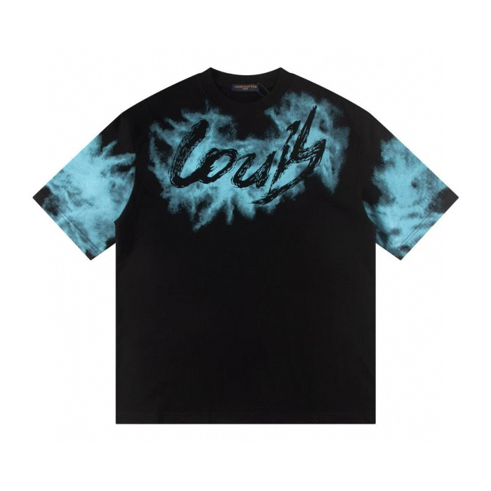 27971238 Tie-Dye Letter Print tee 3 colors