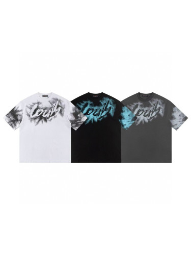 27971238 Tie-Dye Letter Print tee 3 colors