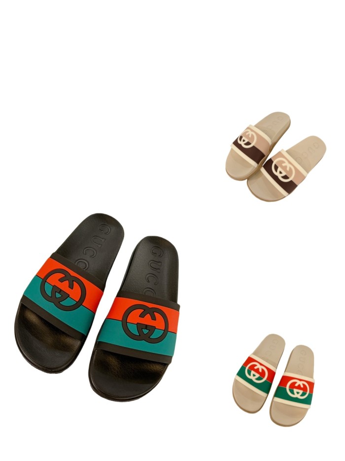 1:1 quality version 27971265 Two Color Big G Slippers 3.colors