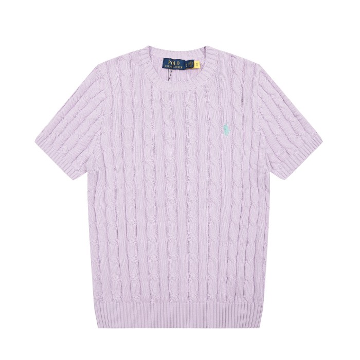 27971173 Embroidered Logo Knit T-shirt 12 colors for girls
