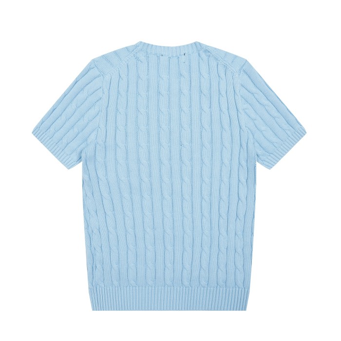 27971173 Embroidered Logo Knit T-shirt 12 colors for girls