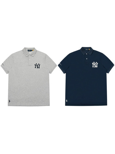 27970405 Co-Branded Embroidered Logo POLO Lapel shirt 2 colors