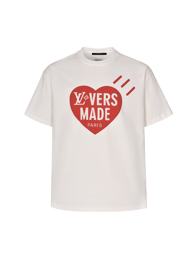 1:1 quality version 27975220 Red Heart Cartoon Head Printed tee
