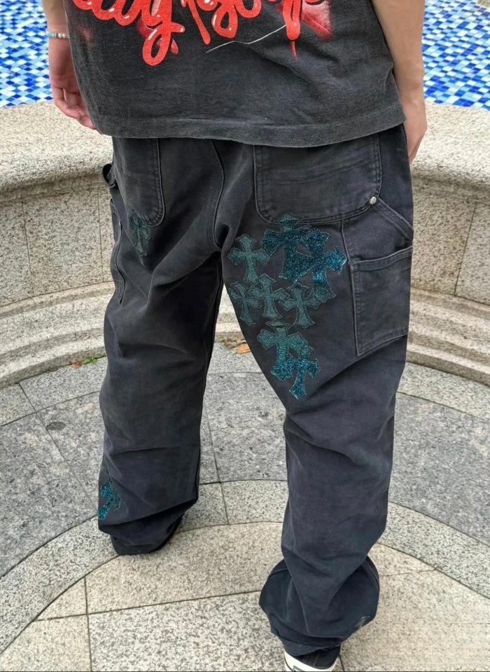 1:1 quality version 27975212 Ripped Cargo Jeans