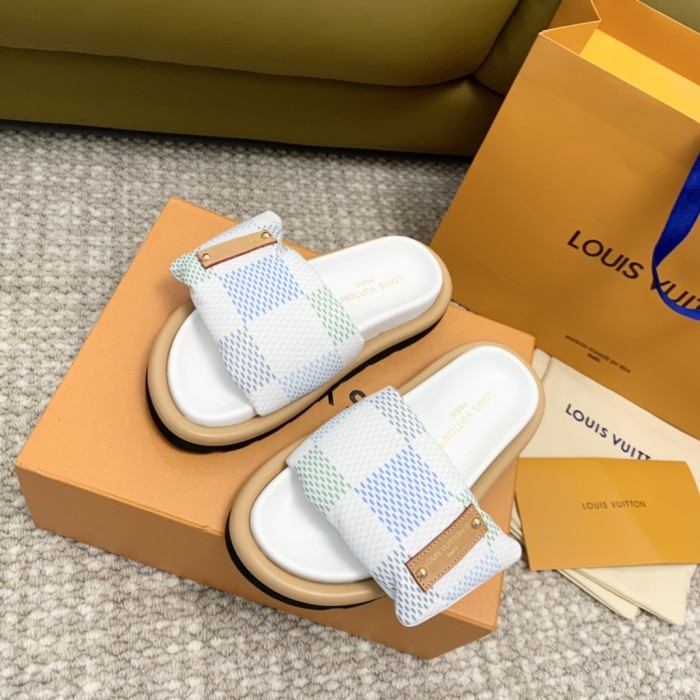 1:1 quality version 27984727 Down Velcro Sandals 5 colors