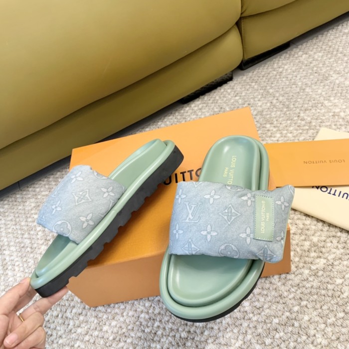 1:1 quality version 27984727 Down Velcro Sandals 5 colors