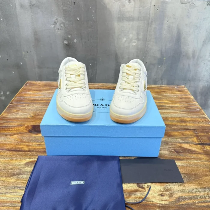 PR@DA@ DOWNTOWN NAPPA LEATHER SNEAKERS   PRD030