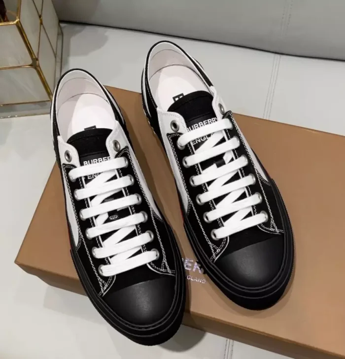 BURB5RRY CHECK COTTON SNEAKERS   BBR130