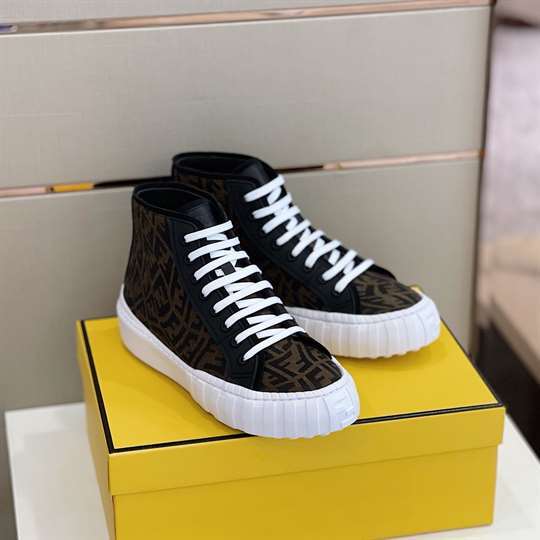 Fendi High Top Sneaker   FD28