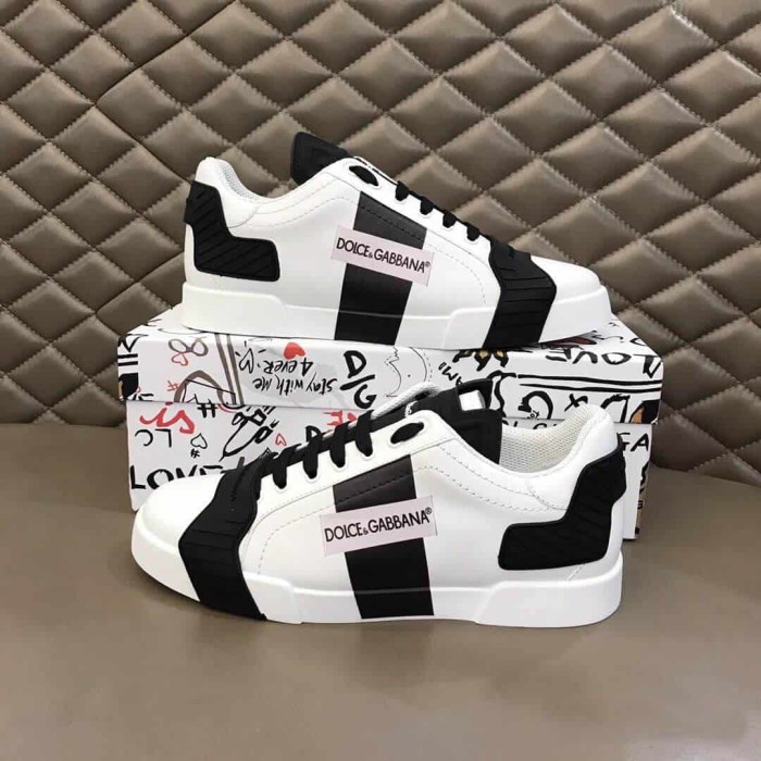 DOLCE    G@BB@N@ LOGO LOW-TOP SNEAKERS   DG93