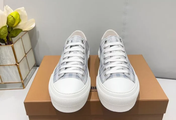 BURB5RRY CHECK COTTON SNEAKERS   BBR127