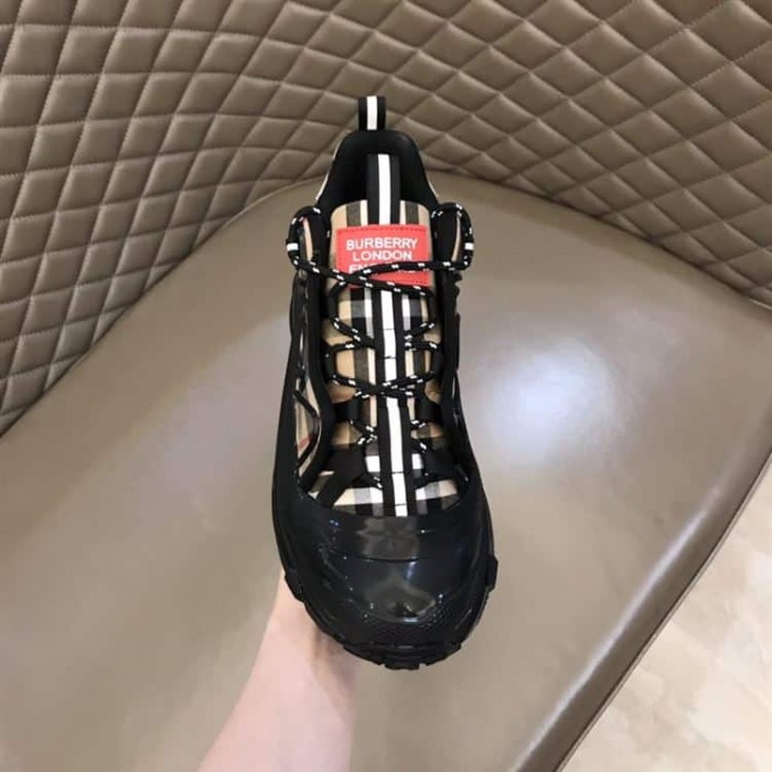 BURB5RRY VINTAGE CHECK COTTON AUTHUR SNEAKERS BBR090