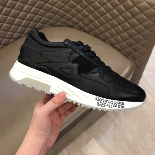 VERS@CE BLACK RUNNER SNEAKERS   VS18