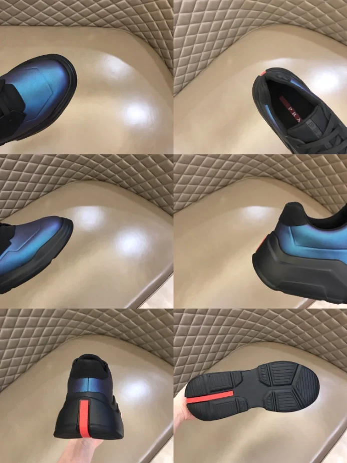 PR@DA@ POLARIUS LOW-TOP SNEAKERS   PRD039