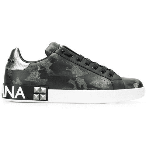 DOLCE    G@BB@N@ PRINTED LOW-TOP TRAINERS   DG10