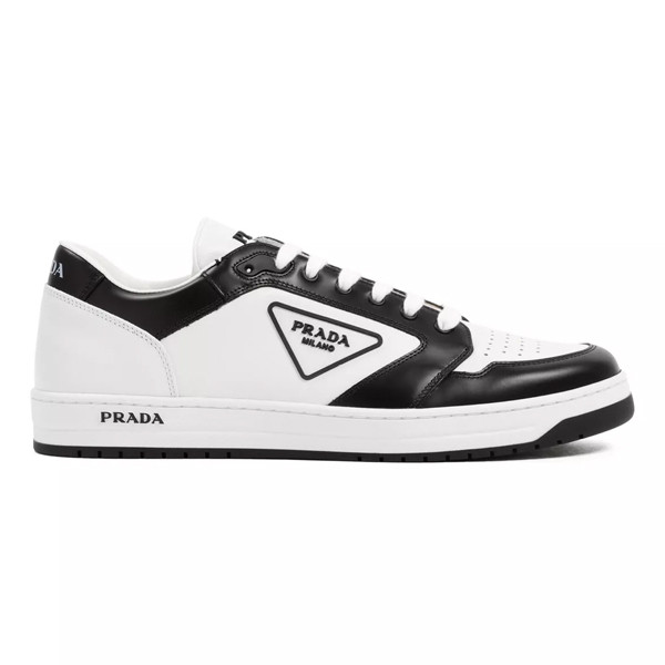 PR@DA@ DISTRICT SNEAKER WHITE BLACK   PRD091